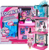 Zoobles Magic Mansion Transformovatelný 6pokojový dům snů, skluzavka a příslušenství