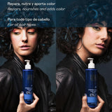 Valquer Professional Mask Power Color barvené vlasy. Zesilovač barvy vlasů bez veganů a sulfátů (zlaté blond vlasy) - 275 ml Naty Shop vlasová maska