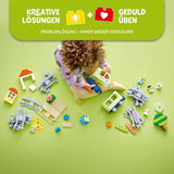 Interaktivní dobrodružný vlak LEGO DUPLO Town, sada se světly a zvuky pro hraní rolí, umožňuje 2letým dětem stavět koleje, předškolní vzdělávací hračka 10427 Stavebnice Besuche den LEGO-Store