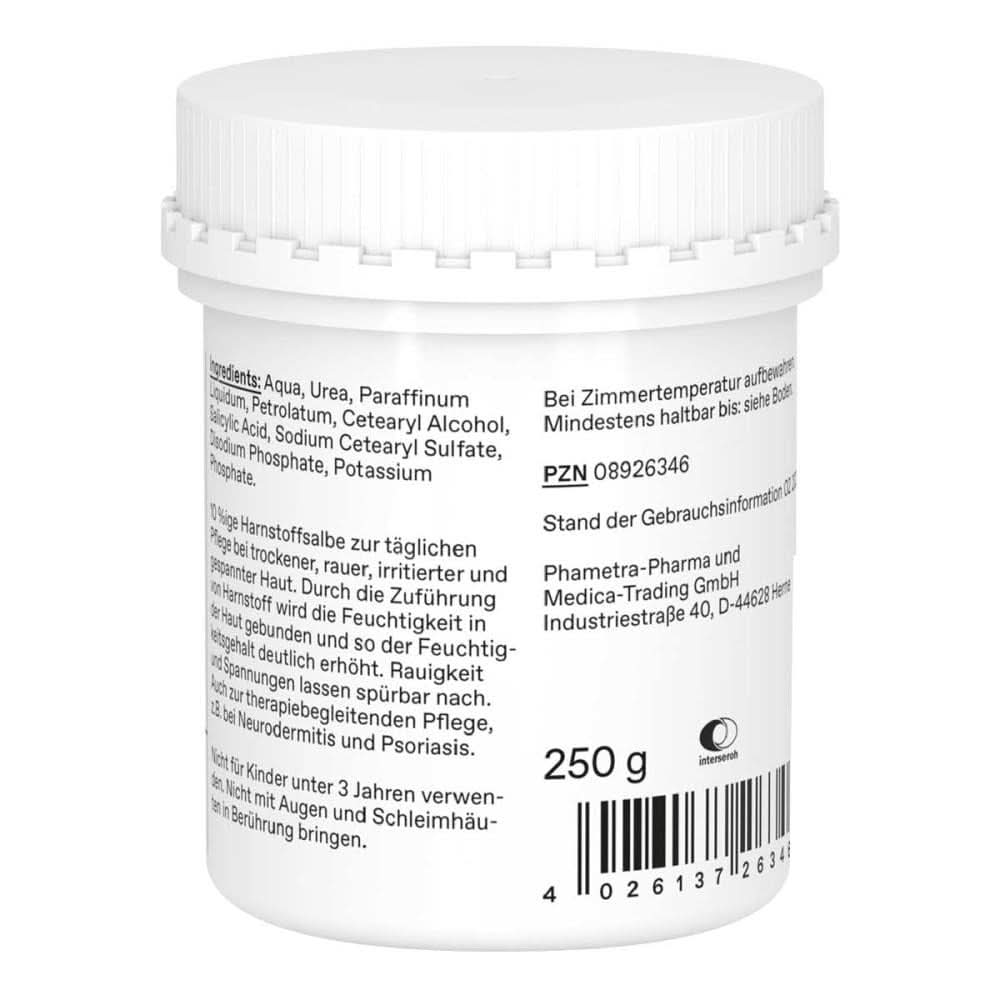Phametra Urea mast s ureou 10%, 250 g Kosmetika a kosmetika Naty Shop