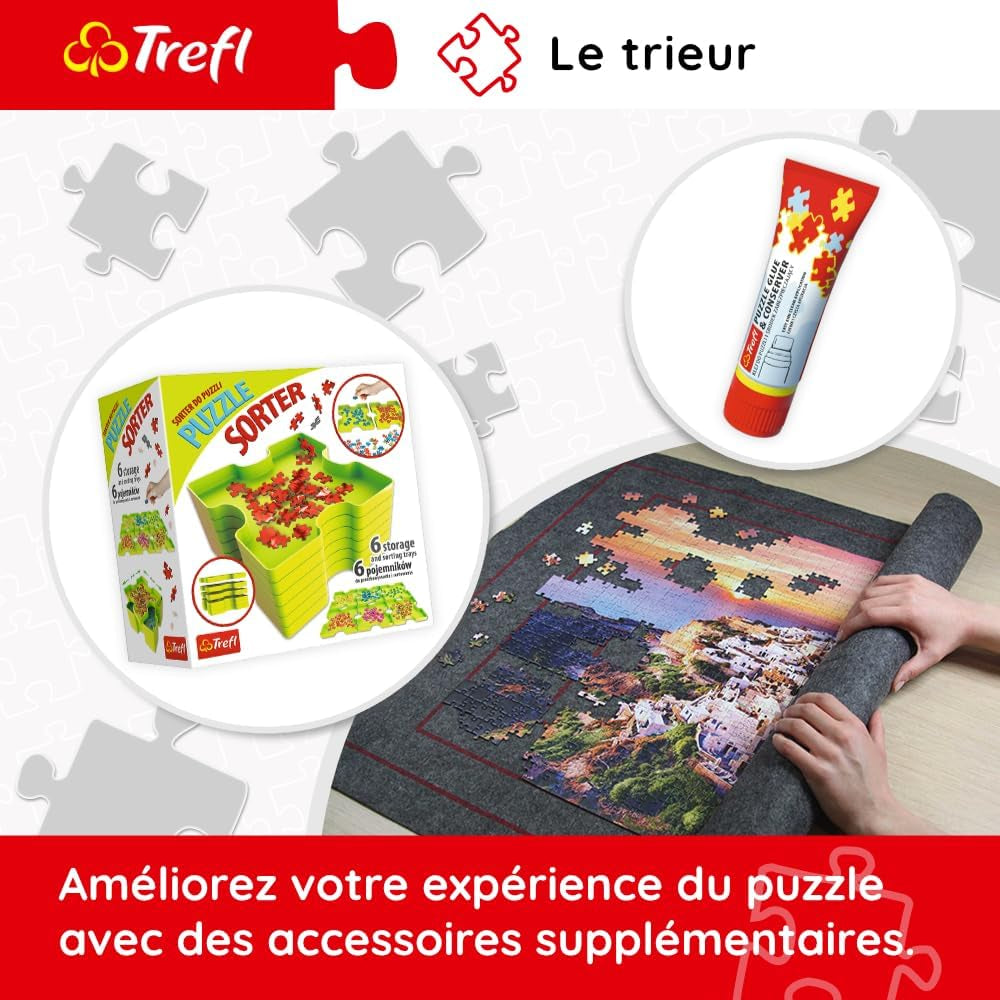 Trefl - Puzzle 2v1: Evropská hlavní města - 2 x 500 dílů - Sada dvou hlavolamů, DIY, kreativní zábava, pro dospělé a děti 10+ Puzzle Naty Shop