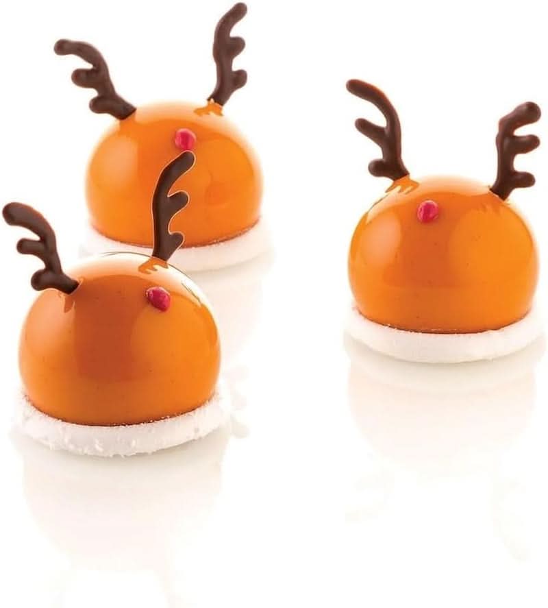 Silikomart, forma na silikonové dorty Tartufo, 8 samostatných portů, Ø 62 H 52 mm Kitchen Naty Shop