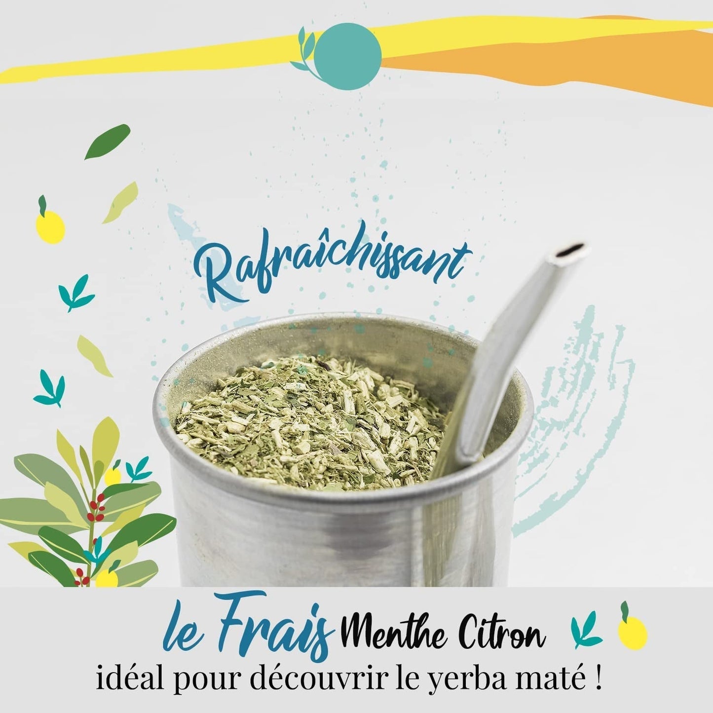 ORIGEENS BIO YERBA MATE S MÁTOU A CITRONEM 200 G - Čerstvost I Nepražené Bio Yerba Maté, listy, bez stonků a prachu