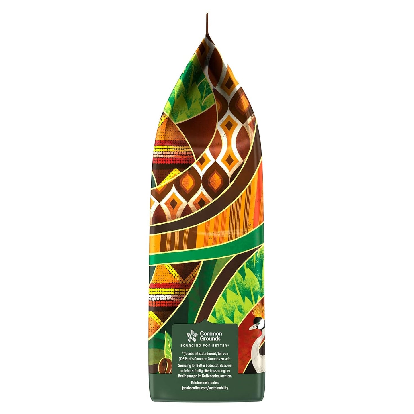 Zrnková káva Jacobs Origins Uganda a Keňa, plné espresso s kořenitým tónem, síla 8/10, celá zrnková káva, 1 kg