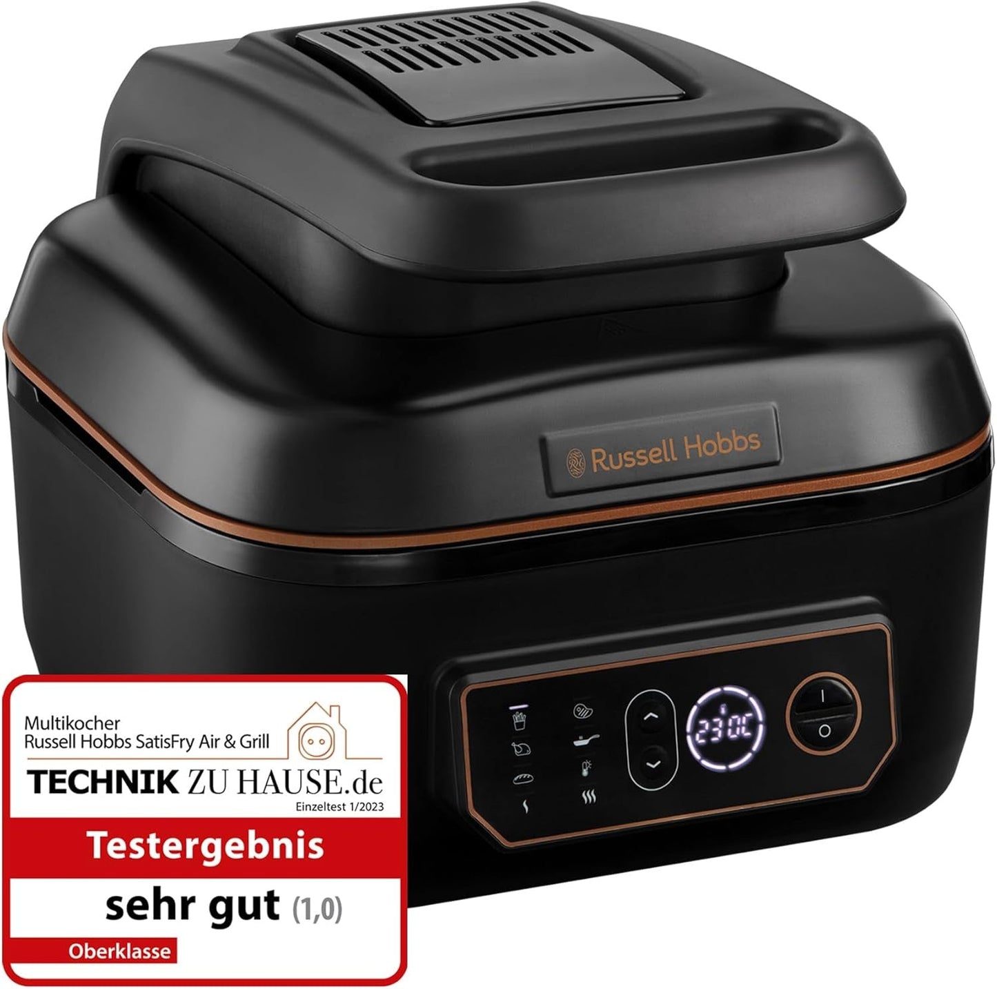 Vzduchová fritéza Russell Hobbs L 4L Rapid Airfryer, 7 funkcí vaření, 10 programů Domácí spotřebiče Naty Shop Heißluftfritteuse Multi (Ober- Und Unterhitze)
