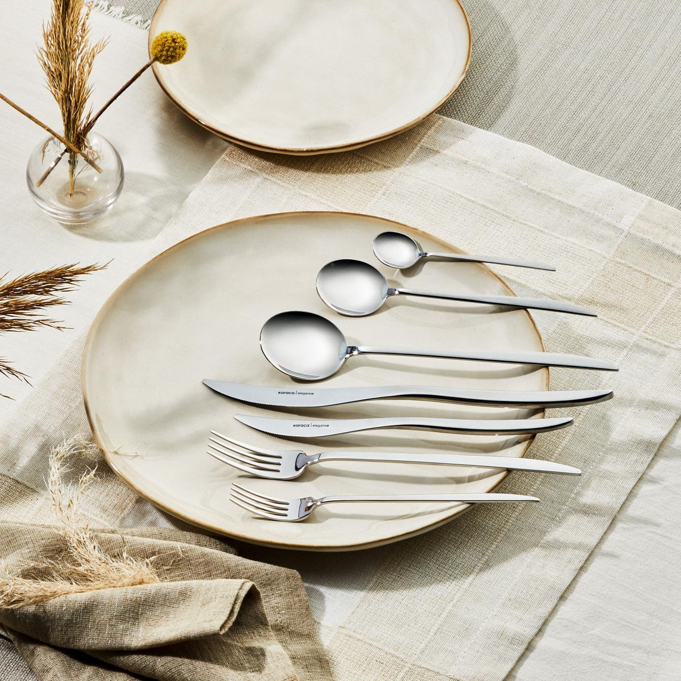 Karaca Amour, sada 84 ks příborů pro 12 osob Kitchen Naty Shop