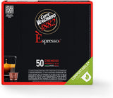 Caffè Vergnano 1882 - Èspresso Kompostierbare Kaffeekapseln, kompatibilní s Nespresso, Cremoso (krémová) - Packung Enthält 50 Kapseln