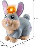 Vtech Tip Tap Baby Animals - Králík - Interaktivní hračka se světlem a hudbou pro nápadité hraní rolí - Pro děti ve věku 1-5 let Bebe Toys Naty Shop