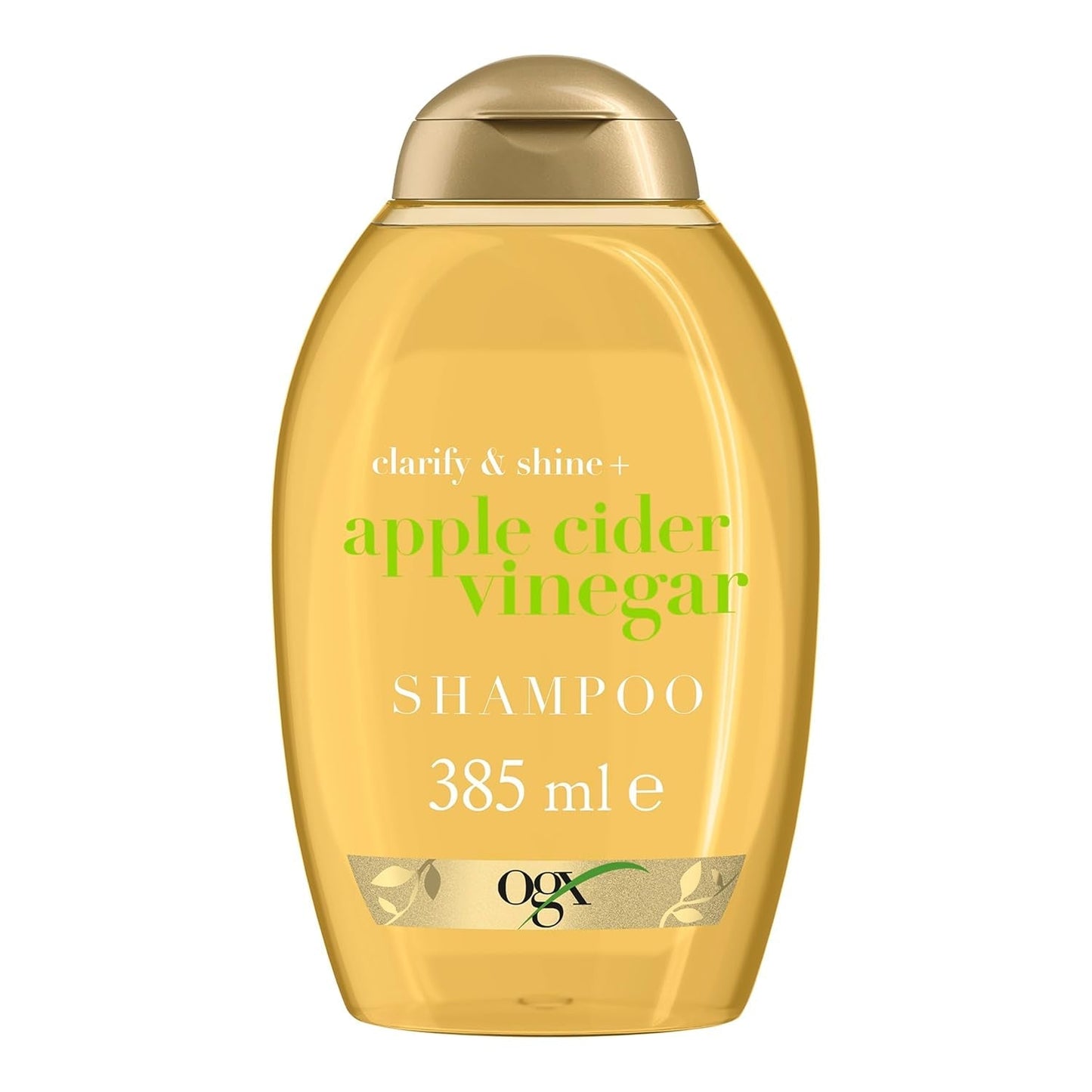 OGX Clarify & Shine šampon s jablečným octem, jablečný ocet péče o vlasy a koupel Naty Shop 385 ml