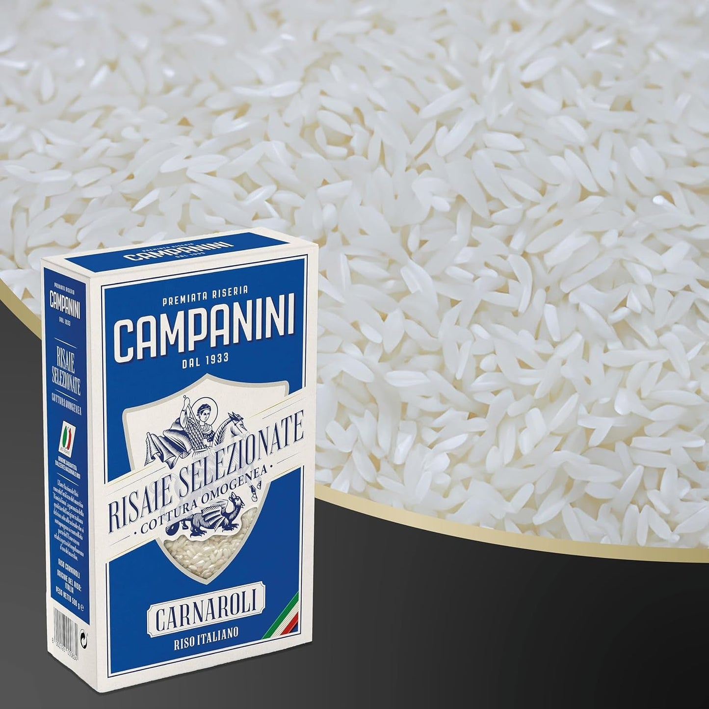 RISO CARNAROLI | Rýžové rizoto | 500 g z Itálie | Rizota a polévky | RISERA CAMPANINI