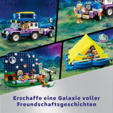 Stavebnice LEGO Friends Stargazer Camping Vehicle s terénním vozidlem a dalekohledem, dárek pro dívky a chlapce od 7 let, obsahuje figurky na hraní Nova, Aliya a pes 42603 Stavebnice Besuche den LEGO-Store