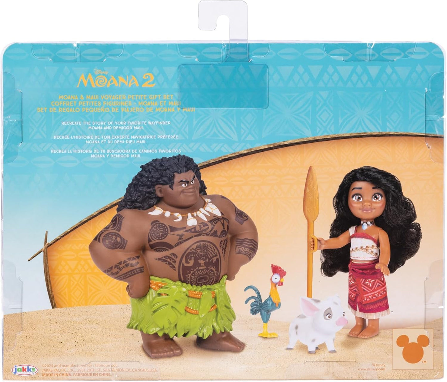 Vaiana 2 Dárková sada Vaiana & Maui 15cm panenky Naty Shop