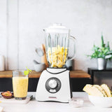 Gastroback 40898 Vital Basic, Mit Integrierter Ice-Crush Funktion, Leistungsstarker 600 W motorový mixér, Kunststoff, 1,5 litru, Weiß Kitchen Naty Shop