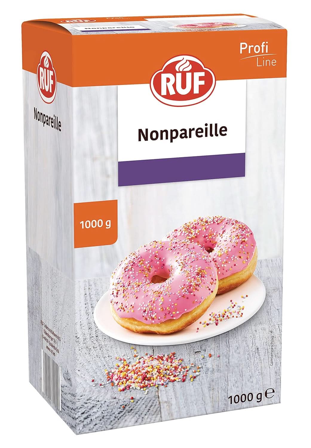 RUF duhové cukrové sypání, 1 kilo sypání Naty Shop Nonpareilles