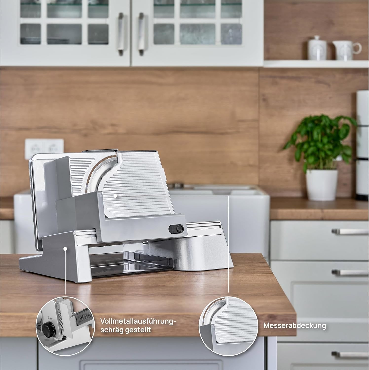 Ritter Solida 4, elektrický kráječ s více funkcemi Rasnite a Slicers Naty Shop
