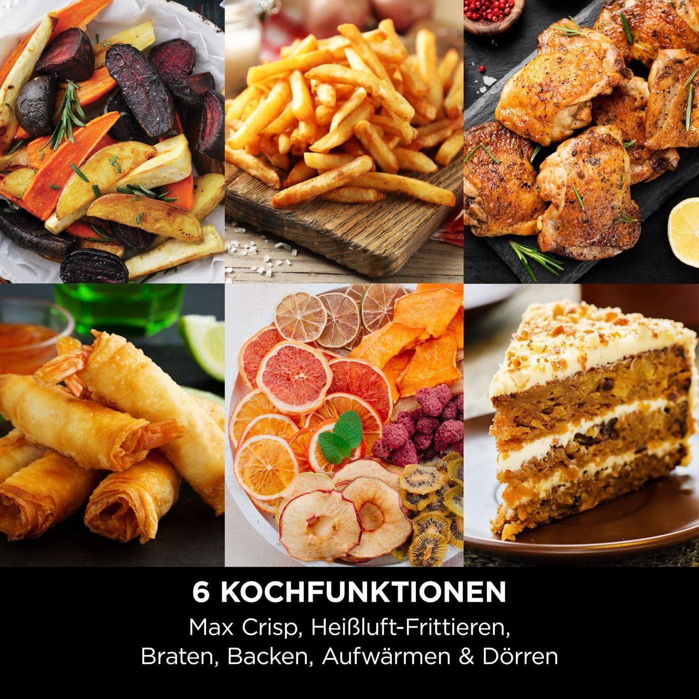 Fritéza Ninja Air Fryer MAX PRO AF180EUCP, 6,2 litru, bezolejová zařízení Naty Shop Appliances