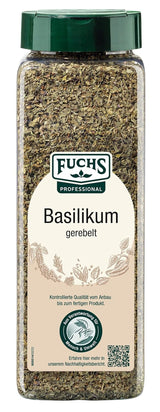 - Basilikum gerebelt | Středomoří Gewürzkraut für Großverbraucher | Mit praktischem Streuaufsatz | 150 g ve velkém množství