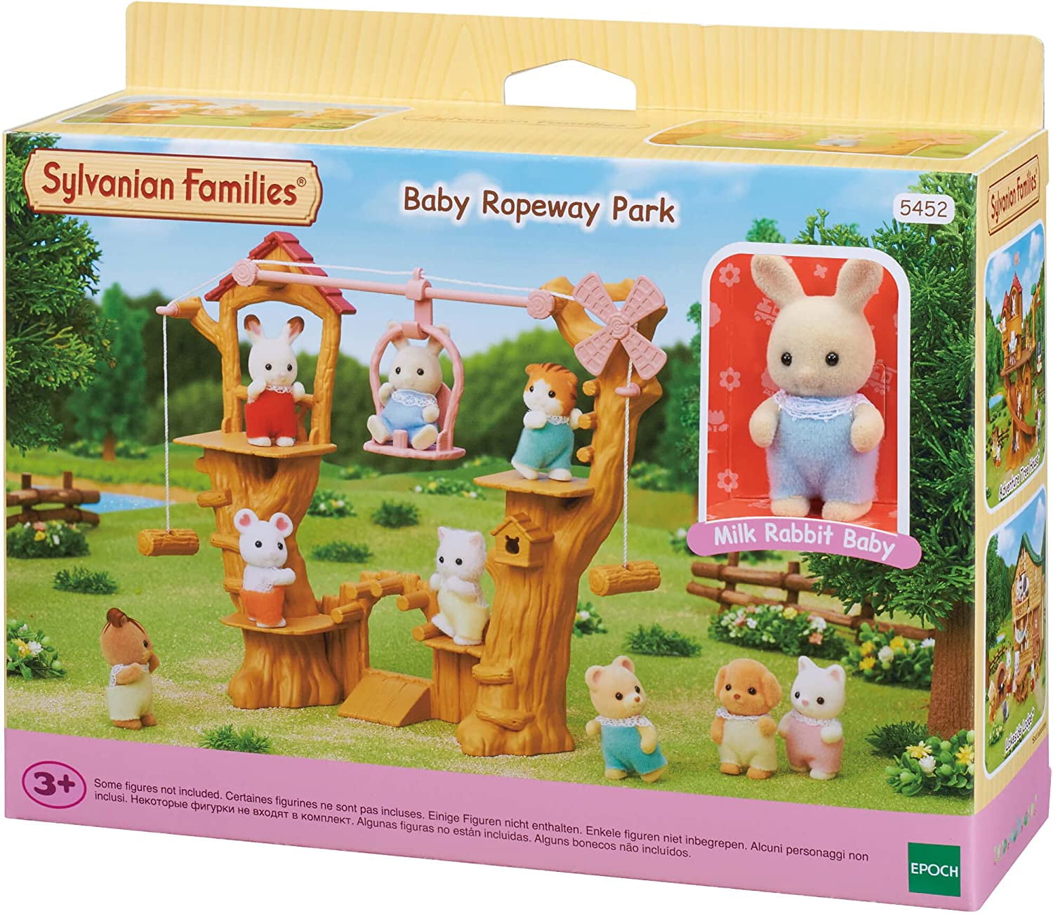 Dětská lanovka Sylvanian Families 5452 - Dollhouse Playset Panenky Naty Shop Výchozí název