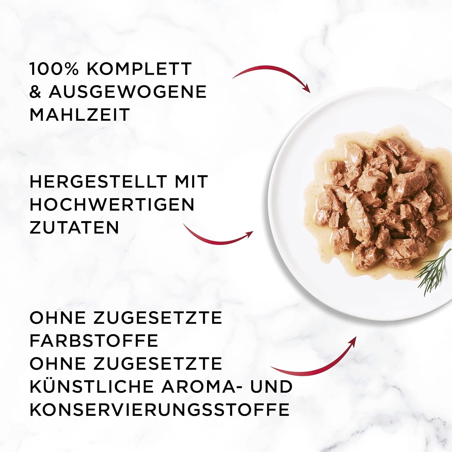 Gourmet Mon Petit Intense mokré krmivo pro kočky, drůbež, balení po 8 kusech (8 x 6 sáčků po 50 g)