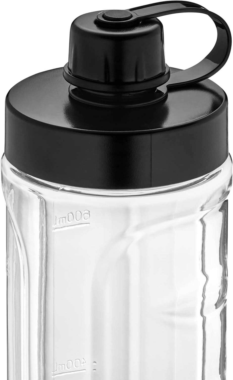 WMF Küchenminis Smoothie-To-Go, Mini stojanový mixér Mit Zwei Mix-/Trinkbehältern 0,6L, Mixér Hochleistungsmixer 300 W, Edelstahl Matt, Schwarz Kitchen Naty Shop