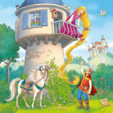 Ravensburger Puzzle pro děti - 08051 Rapunzel, Červená Karkulka a Žabí král - Puzzle pro děti od 5 let, s 3X49 dílky Puzzle Naty Shop