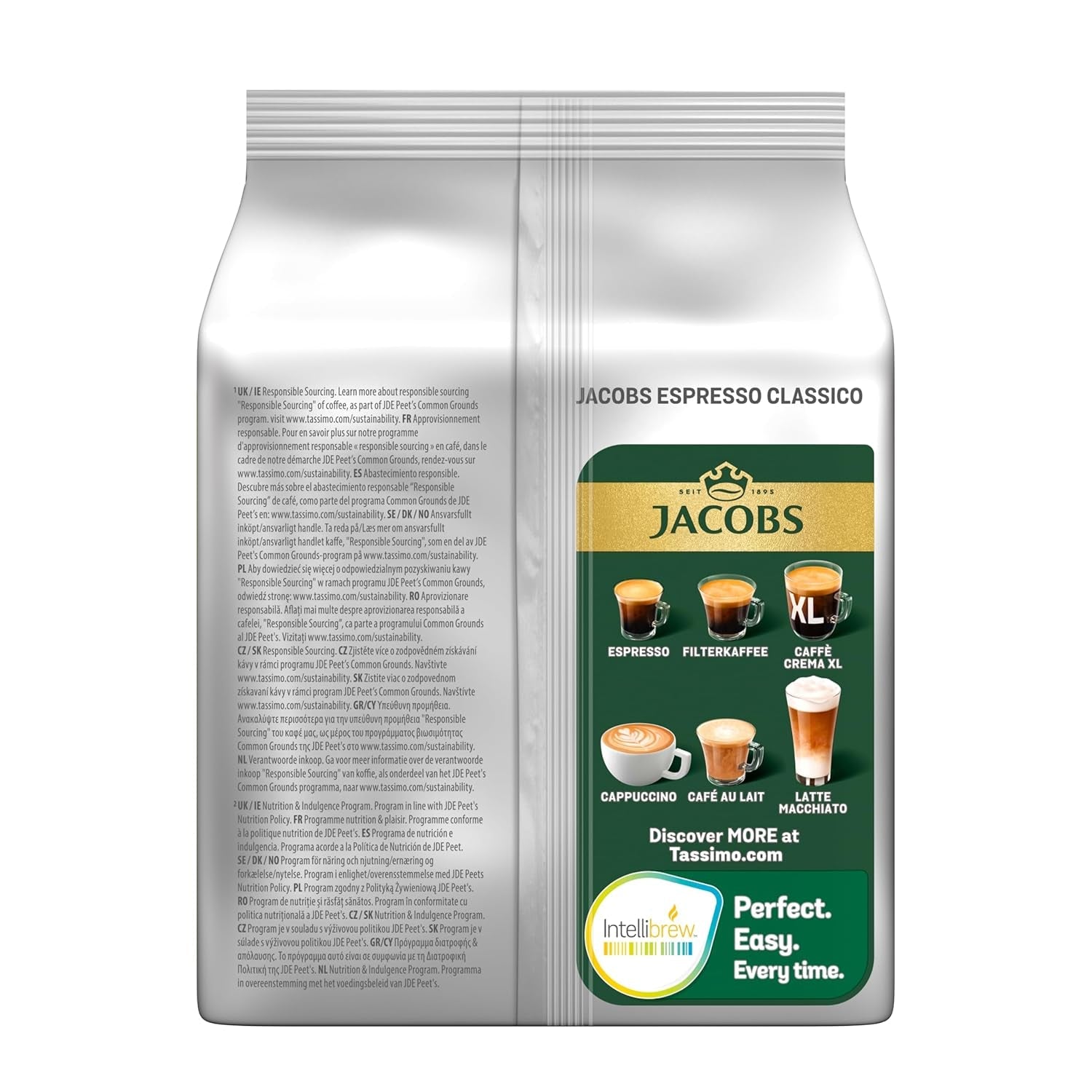 Tassimo Kapseln Jacobs Espresso Classico, 5 x 16 padů, 80 kafékapseln