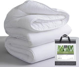 Tural - Přikrývka 150 X 220 cm s úpravou Aloe Vera, výplň z vláken 300 G/M², měkká, prodyšná, certifikovaná Oeko-Tex (bílá, postel 90 cm) Přikrývky a přikrývky Naty Shop 220X220