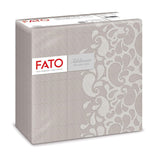 Fato - Suché papírové ubrousky, vzduchem kladené, textilní efekt, balení 50 ks ubrousků, 40X40 složené na 4 formáty, dekor Tropicana