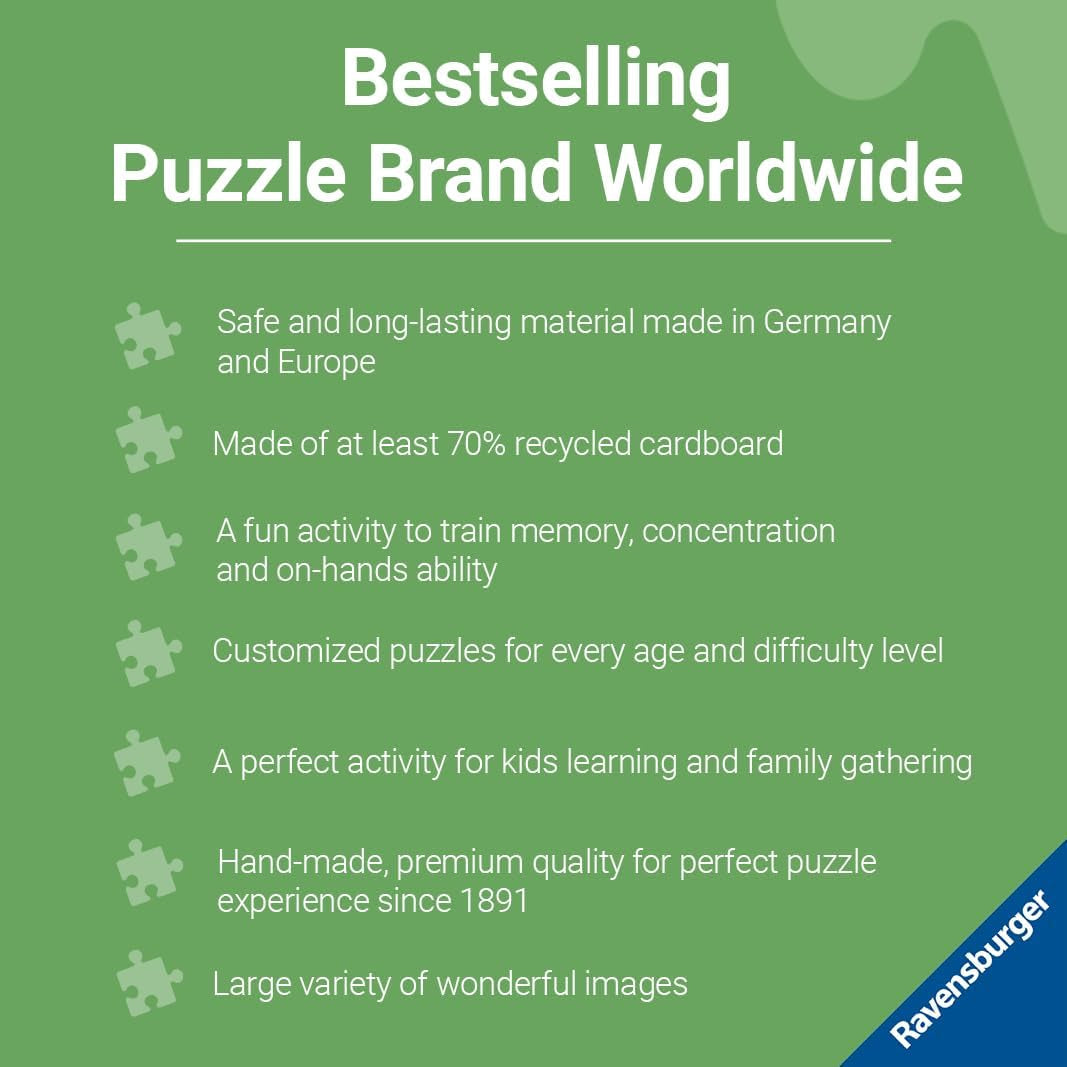 Ravensburger Puzzle pro děti - 09226 Velká stavební vozidla - Puzzle pro děti od 5 let, s 3X49 dílky Puzzle Naty Shop