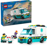 LEGO City Ambulance - hračka se 2 minifigurkami (skateboardista a řidič) - vzdělávací hračka pro chlapce a dívky od 5 let - nápady na dárky k narozeninám a svátku 60451 Stavebnice Besuche den LEGO-Store Výchozí název