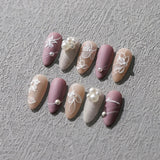 JMEOWIO 3D Nálepka na nehty Weiße Blumen Nálepka na nehty Selbstklebend Nagelaufkleber 5D Stereoskopická dekorace Nageldesign Zubehör 1 Blatt