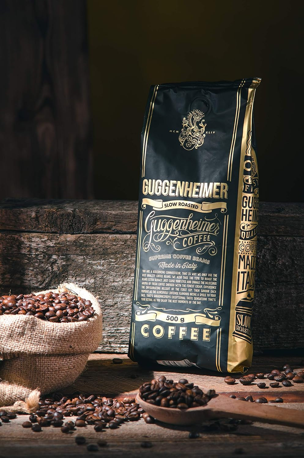 | Vzorové balení zrnkové kávy 1 kg | Supreme 500g a Gourmet Arabica 500g | Nízká kyselost | Jemný krém | Nejlepší espresso pro plně automatické stroje | Sada na degustaci kávy