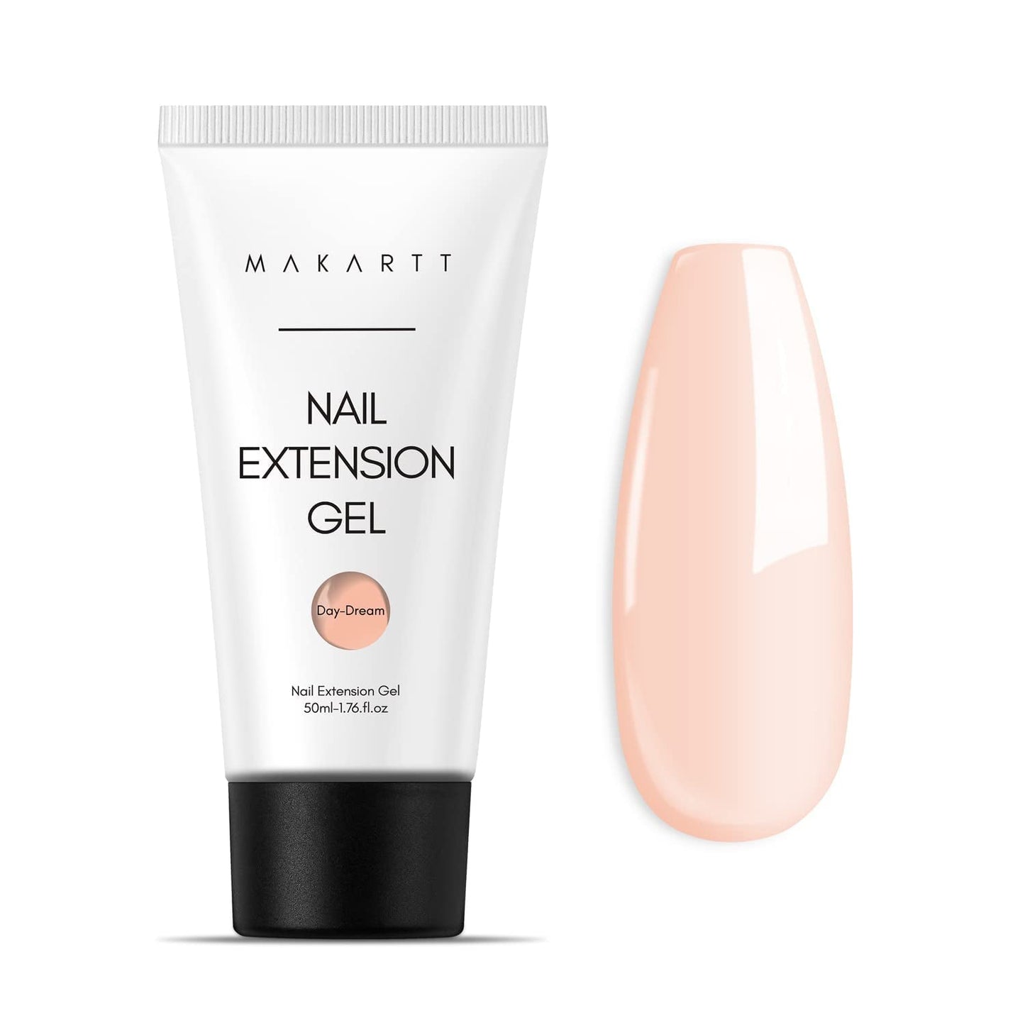 Makartt Poly Gel na prodlužování nehtů - 50 ML Extension Builder Akryl Poly Nägel Aufbaugel Extender Gel Für Gelnägel Für Nagelverlängerung, Nagelstärkung, Nail Art Dekoration (Transparent)