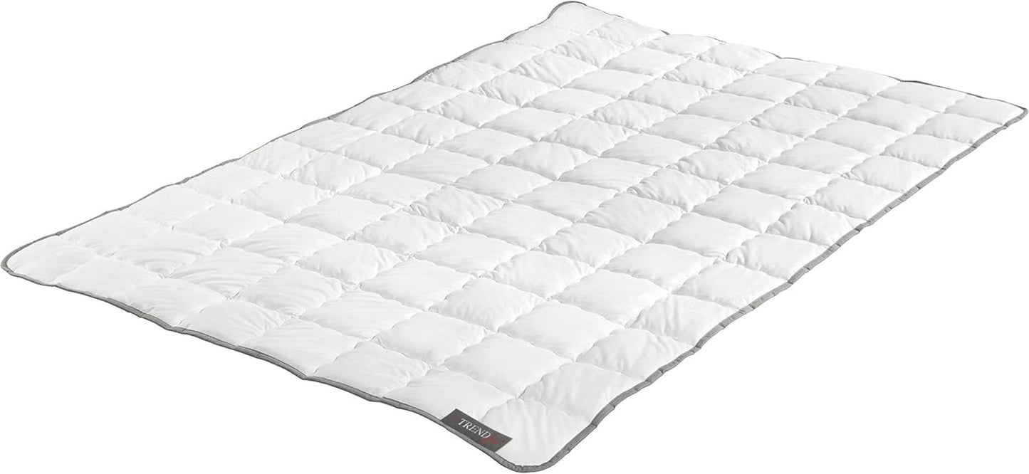 Badenia Trendline Clean Cotton Lehká přikrývka na léto, 135 X 200 Cm, certifikace Oeko-Tex, Vyrobeno v souladu s německým standardem kvality Přikrývky a přikrývky Naty Shop White 135 X 200 Cm