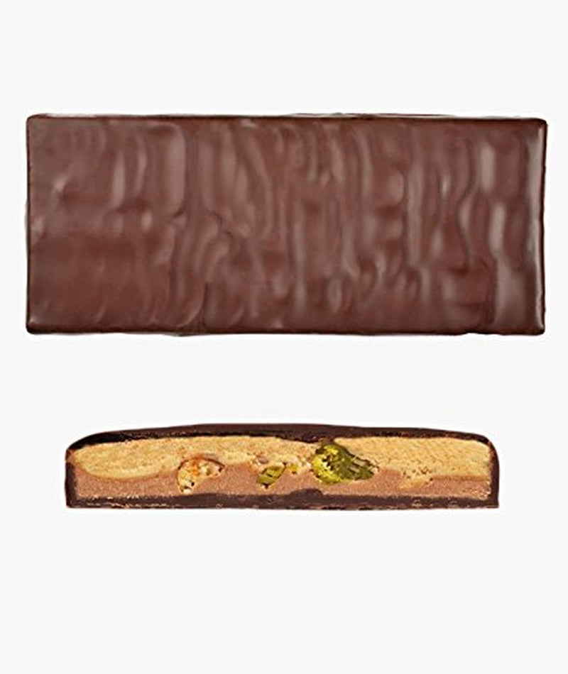 Mléčná čokoláda a francouzský nugát, ruční práce (70 g) - Bio