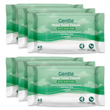 Od Amazon měkké, mokré, bez zápachu, jemné absorbční, neparfémované toaletní ubrousky, počet 240 (6 balení po 40) (dříve značka Presto!)