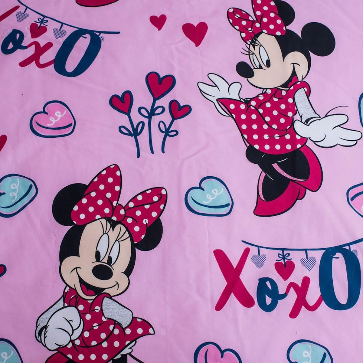 Povlečení Disney, Minnie Mouse Pink Baby, 100% bavlna povlečení na zip – Kids Naty Shop