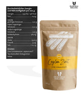 - BIO Cejlonský Zimt | Ceylon Zimtpulver aus kontrolliert biologischem Anbau | Zimtpulver fein vermahlen aus ganzen Zimtstangen. Ideální pro müsli, Milchreis, Gebäck uvm. | Obsah: 180 g