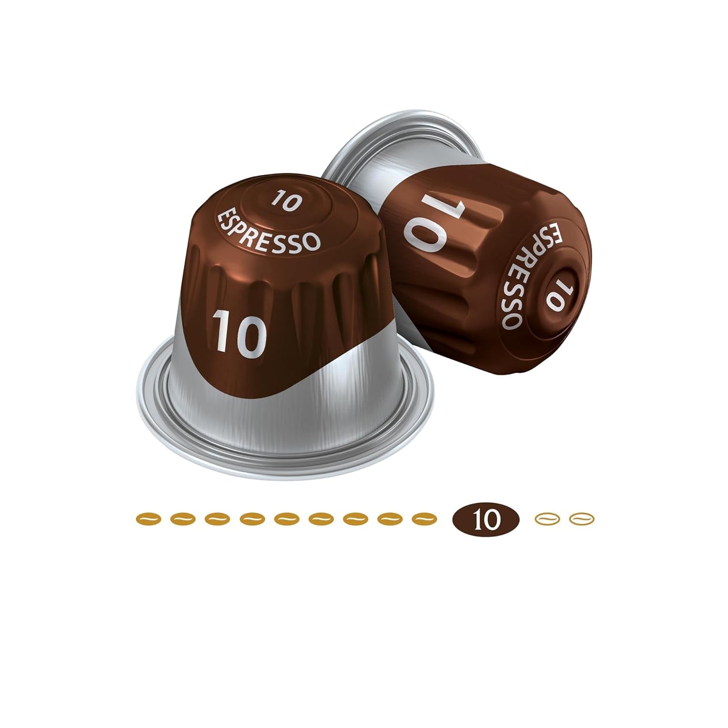 Jacobs Kaffeekapseln Espresso Intenso, Intensität 10/12, 10 x 20 Getränke, kompatibilní s Nespresso* Kaffee Kapseln, 200 Kapseln