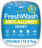 Přikrývka pro alergiky Snuggledown Freshwash, 13,5 Tog Winter Teplá, bavlna, bílá, jednolůžko Přikrývky a přikrývky Naty Shop 10 X 200 X 200 Cm 13,5 Tog