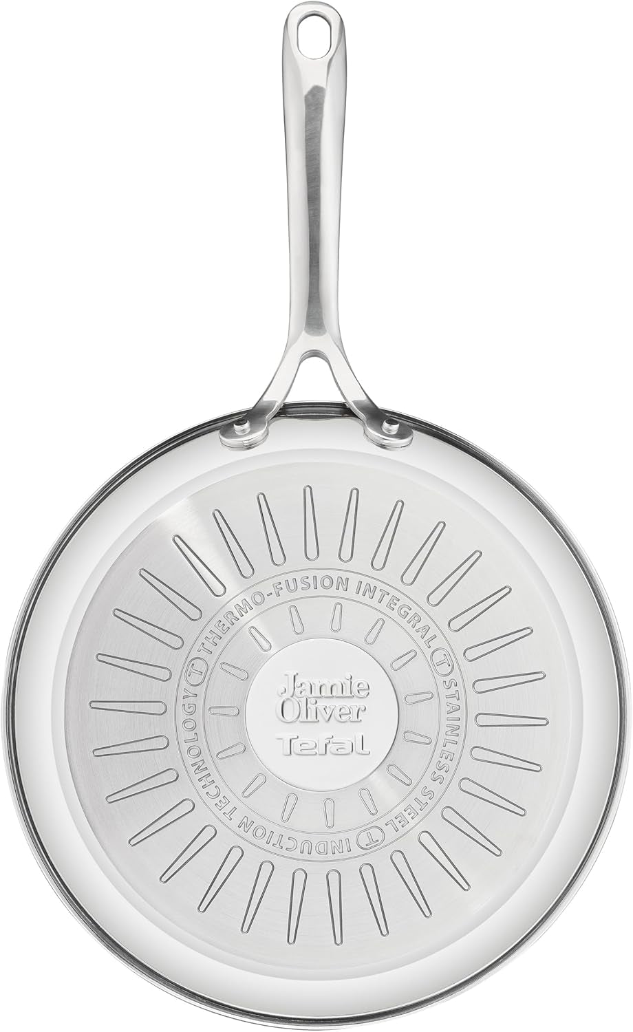 Jamie Oliver od Tefal Cook Smart pánev 28 cm, nerezová ocel bez povrchové úpravy, vhodná na indukci hrnce a pánve Naty Shop