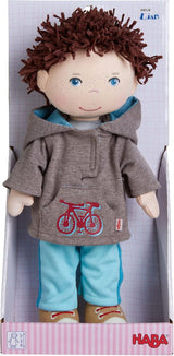 HABA 306528 - Panenka Lian - Plyšová panenka pro děti od 18 měsíců na hraní a objímání z měkkých materiálů - Velikost: 30 cm Naty Shop Dolls