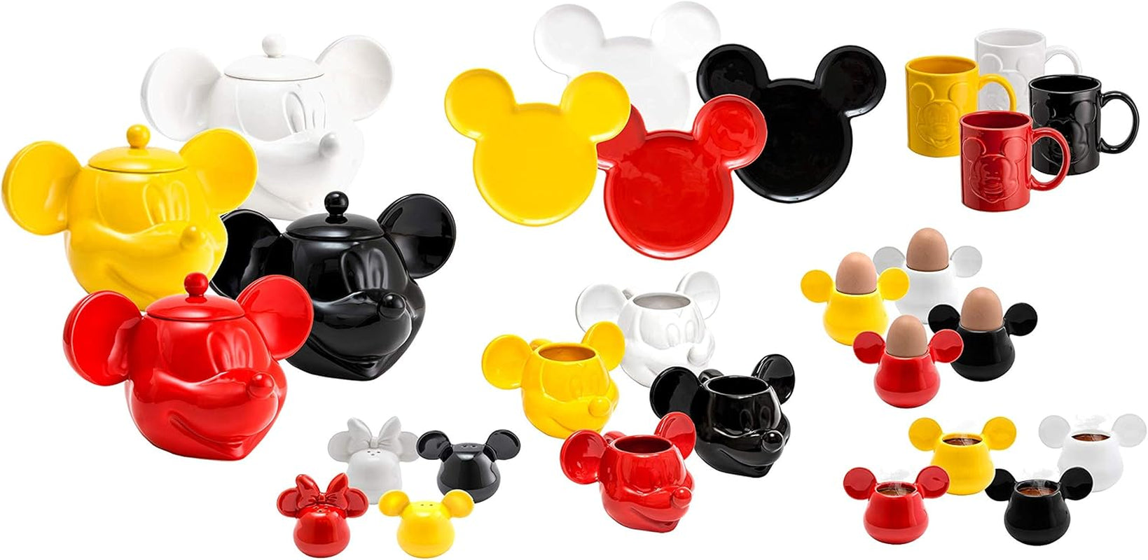 Joy Toy 62129 Disney Mickey Mouse 3D dóza na sušenky žlutá 25X17X20 cm Dózy na potraviny Naty Shop