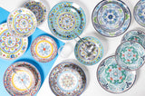 18dílný porcelánový jídelní servis, 6 různých sad talířů, Andalusie