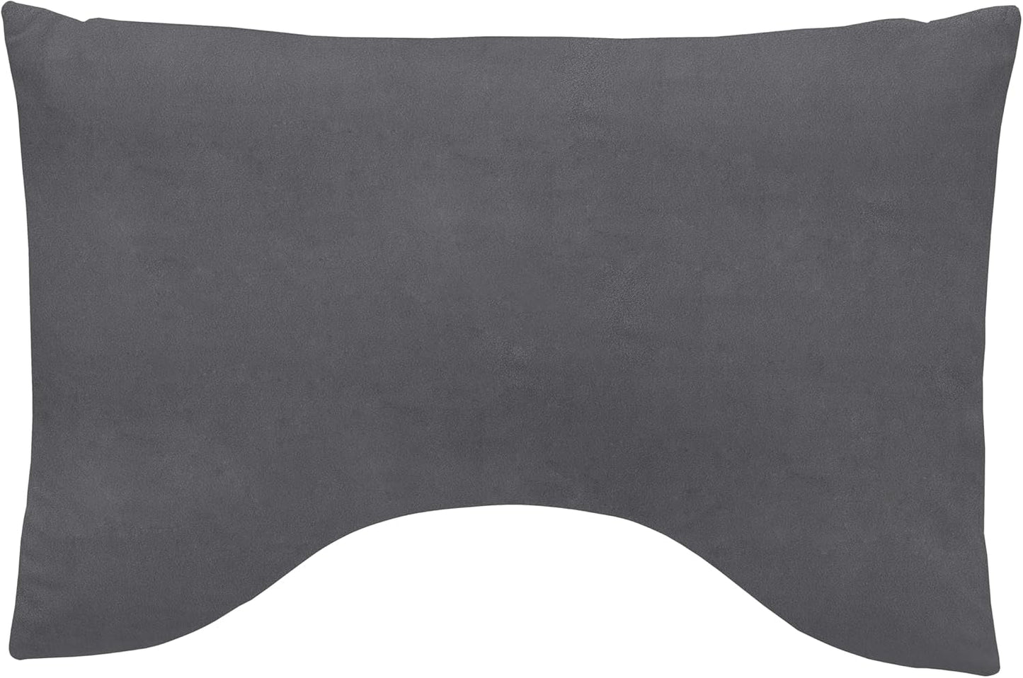 Speciální polštář na spaní Traumnacht Exklusiv s viskoelastickou pěnou, 40 X 60 cm, šedý, certifikován Oeko-Tex, vyroben podle německého standardu kvality Naty Shop standardní polštáře Grey 1 kus (1 balení)