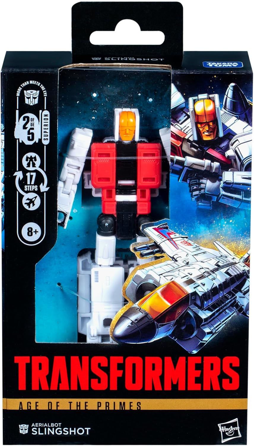 Transformers Age of the Primes třídy Deluxe Aerialbot Slingshot Akční figurka Akční figurky Naty Shop