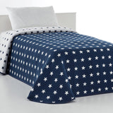 VIALMAN přikrývka na postel Sofia 10 king size bed | hvězdná deka | rozměr přikrývky 250 X 270 cm | přehoz na postel a pohovku tmavě modrá Postele a přikrývky Besuche den VIALMAN-Store Námořnická modrá Cama 135: 230 Cm X 270 Cm
