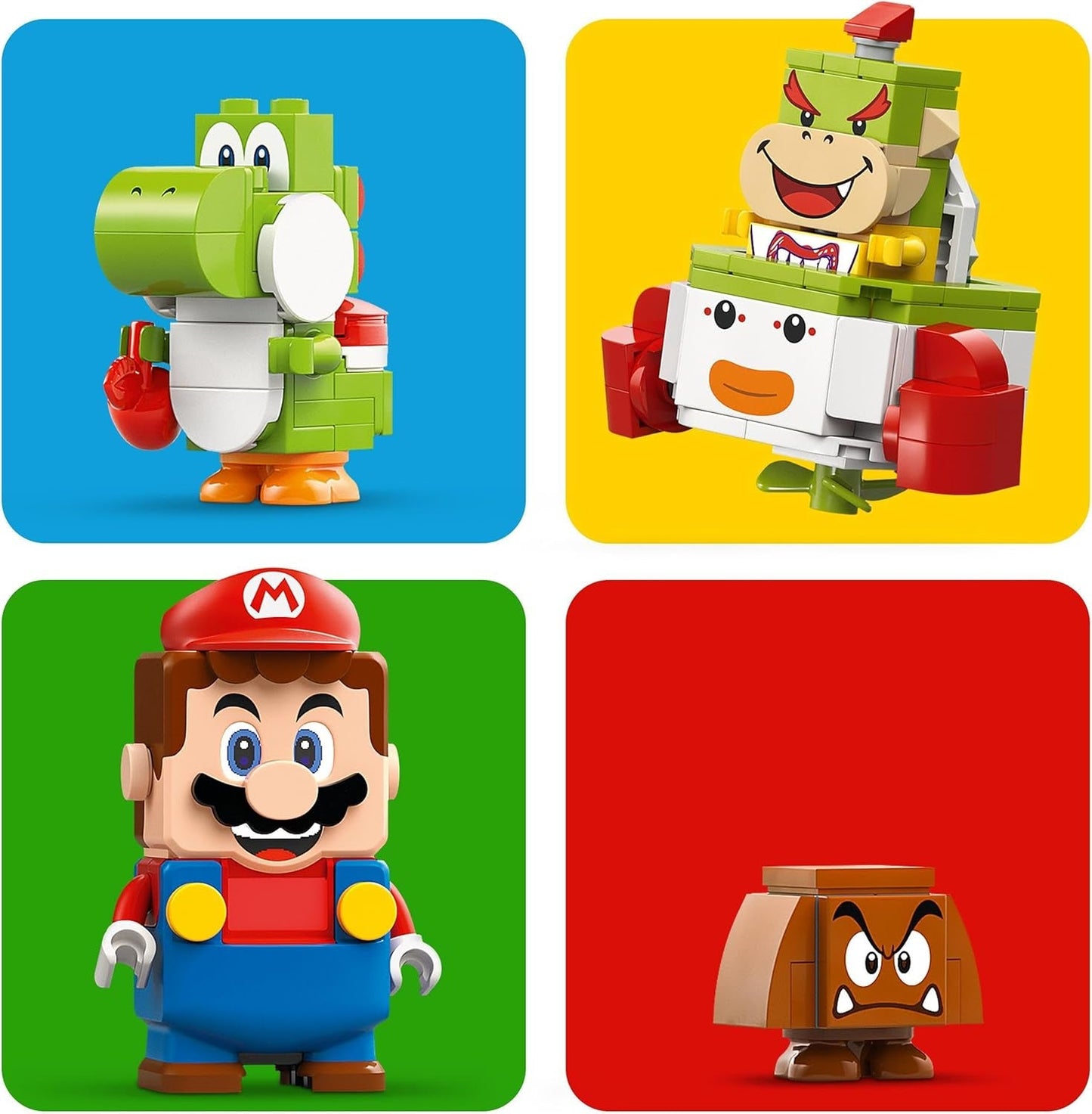 LEGO Super Mario Dobrodružství s interaktivním Mariem, sada vozíků pro klauna, hračka Yoshi, dárek pro Nintendo pro chlapce, dívky a hráče od 6 let 71439 Stavebnice Besuche den LEGO-Store