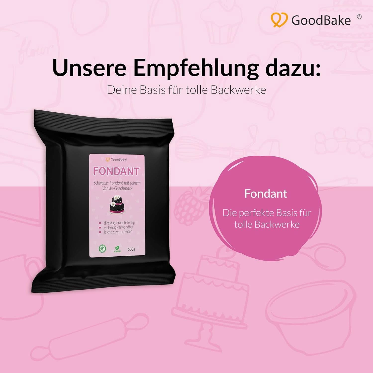 Goodbake Happy Glitter Gold - Jedlé třpytky na potraviny, 10 gramů Glitter Naty Shop