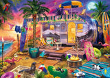 Schmidt Spiele 58573 Jeff Haynie, Mit Dem Wohnwagen Am Meer, skládačka 1000 dílků Puzzle Naty Shop